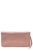Women's Hobo Remi Calfskin Leather Zip-around Wallet - Brown