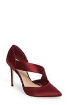 Women's Imagine By Vince Camuto Oya Asymmetrical Pointy Toe Pump .5 M - Red