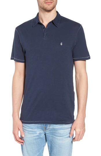 Men's John Varvatos Collection Fit Polo, Size X-large - Blue