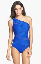 Women's Miraclesuit Jena One-shoulder One-piece Swimsuit - Blue