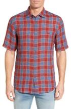 Men's Rodd & Gunn Mason Avenue Linen Sport Shirt, Size - Red