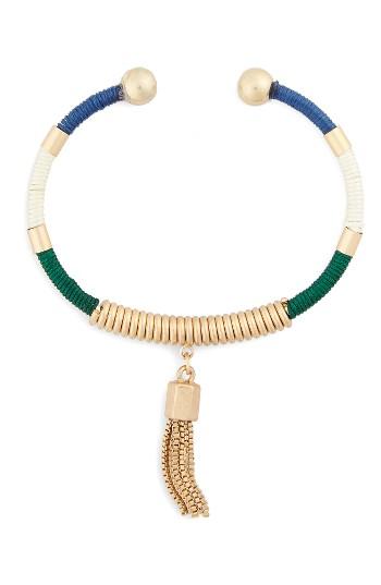 Women's Sole Society Global Tassel Chain Fringe Bracelet