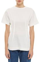 Women's Topshop Boutique Pintuck Tee Us (fits Like 0) - White