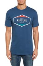 Men's Rip Curl Upper Ground Classic Logo Graphic T-shirt - Blue