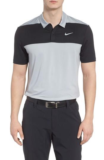 Men's Nike Golf Dry Color Polo, Size - Grey