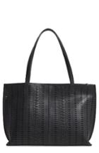 Phase 3 Woven Faux Leather Tote -