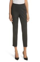 Women's Ted Baker London Textured Tailored Crop Pants - Black