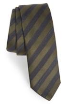 Men's Boss Stripe Silk Tie, Size - Green