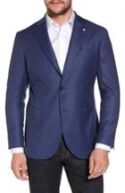 Men's L.b.m. 1911 Classic Fit Wool Blazer Us / 56 Eu R - Blue