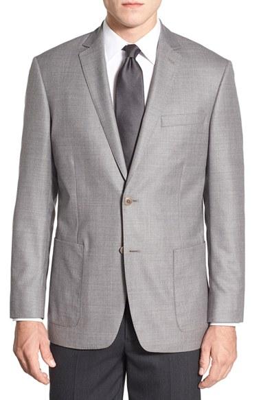 Men's Hart Schaffner Marx Classic Fit Wool Blazer R - Grey