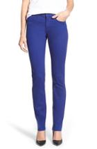 Women's Nydj 'samantha' Stretch Slim Straight Leg Jeans - Blue