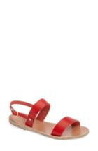 Women's Ancient Greek Sandals Clio Slingback Sandal Eu - Red