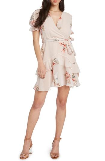 Women's Willow & Clay Layered Ruffle Minidress, Size - Pink