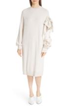 Women's Clu Asymmetric Sweatshirt Dress - Ivory