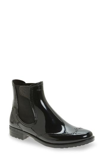 Women's Dav Vienna Chelsea Rain Boot M - Black