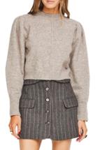 Women's Astr The Label Erin Crewneck Sweater - Grey