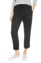Women's Caslon Off Duty Tulip Hem Sweatpants - Black
