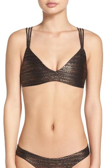 Women's Boys + Arrows Dylan The Desperado Bikini Top - Black