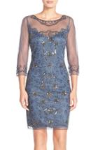 Women's Pisarro Nights Embellished Mesh Sheath Dress