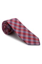 Men's Robert Talbott Plaid Silk Tie, Size - Red
