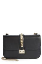 Valentino 'medium Lock' Studded Leather Shoulder Bag -