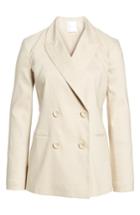 Women's Leith Double Breasted Blazer - Beige