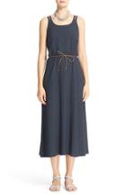 Women's Fabiana Filippi Mollini Trim Crepe Dress
