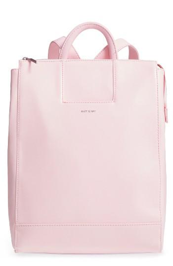 Matt & Nat 'katherine' Faux Leather Backpack - Pink