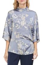 Women's Vince Camuto Floral Print Blouse - Blue