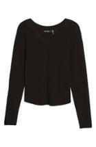 Women's Nic+zoe Ballet V-neck Top - Black