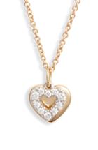 Women's Bony Levy Icons Gold & Diamond Heart Pendant Necklace (nordstrom Exclusive)