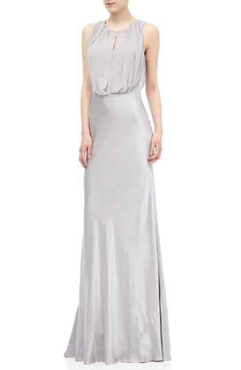 Women's Ghost London Claudia Cowl Back Gown - Metallic