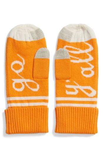 Women's Draper James Spirit Mittens, Size - Orange