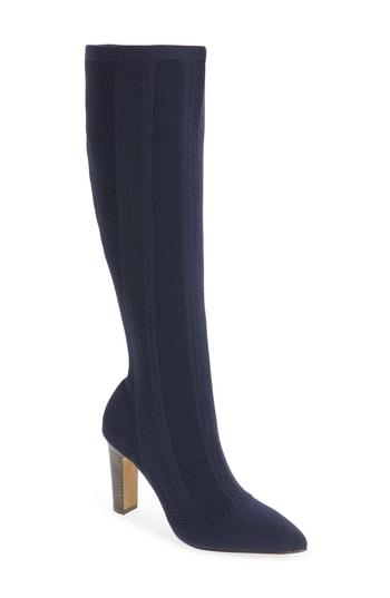 Women's Charles By Charles David Davis Knit Boot M - Blue