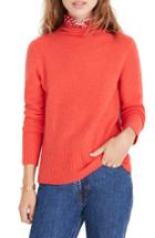Women's Madewell Inland Rolled Turtleneck Sweater - Red