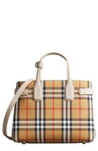 Burberry Small Banner Tote - Grey