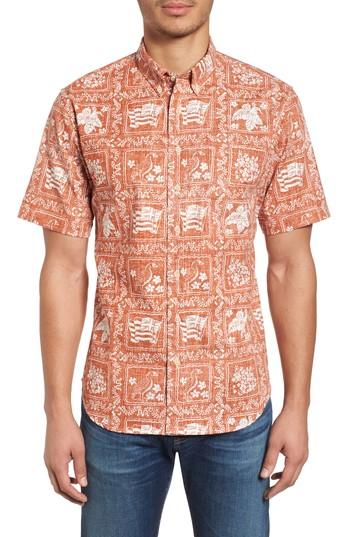 Men's Reyn Spooner Lahaina Sailor Tailored Fit Sport Shirt