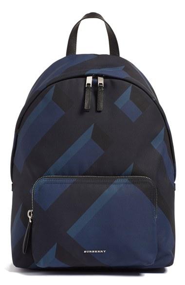 Men's Burberry 'abbeydale' Check Nylon Backpack -