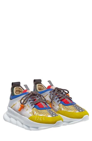 Men's Versace First Line Sports Shoe Sneaker -6.5us / 39eu - White