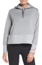 Women's Nike Dry Ribbed Hoodie - Grey