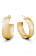 Women's Lana Jewelry Curve Wide Bubble Hoop Earrings