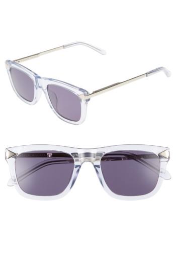 Women's Karen Walker X Monumental Voltaire 51mm Polarized Sunglasses - Crystal Grey Clear