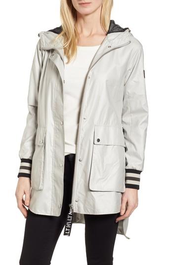 Women's Nvlt Hooded Raincoat - Beige