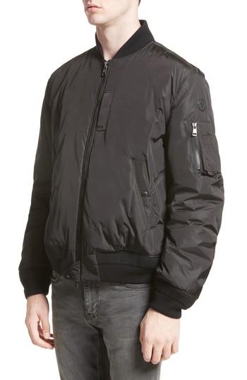 Men's Moncler Allix Down Bomber Jacket - Black