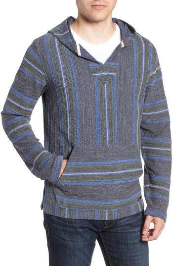 Men's Faherty Terry Baja Hoodie - Grey