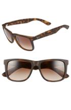 Men's Ray-ban 'justin Classic' 54mm Sunglasses - Tortoise Rubber/brown Gradient