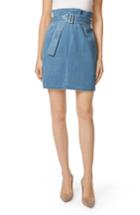 Women's J Brand Tranquil Pleat Front Denim Skirt - Blue