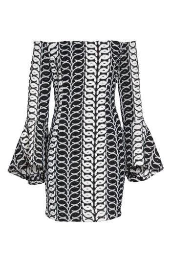 Women's Bardot Chantelle Lace Off The Shoulder Dress - Black