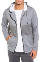 Men's Hurley Dri-fit Disperse Colorblock Zip Hoodie, Size - Grey