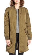 Women's Coffee Shop Fleece Lined Bomber